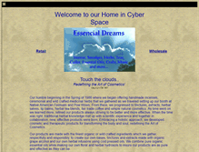 Tablet Screenshot of essencialdreams.com